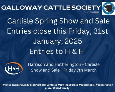 Entries close this Friday for Carlisle Show and Sale 