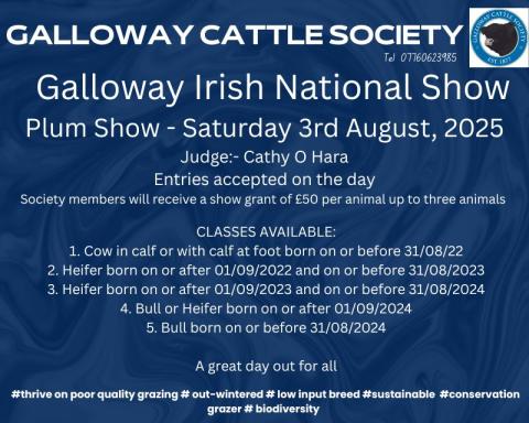 Plum Show - Irish National Show