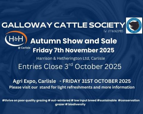 Closing Date for Entries – Carlisle Autumn Show & Sale