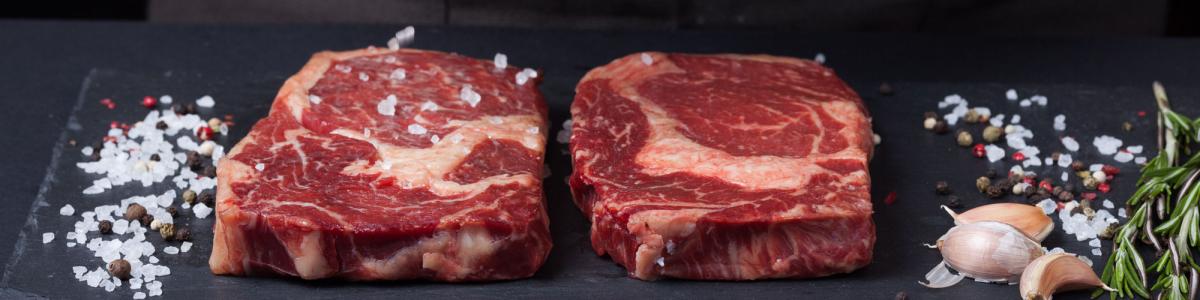 marbled beef steak